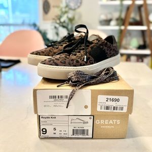 Royale Knit Leopard Print Greats